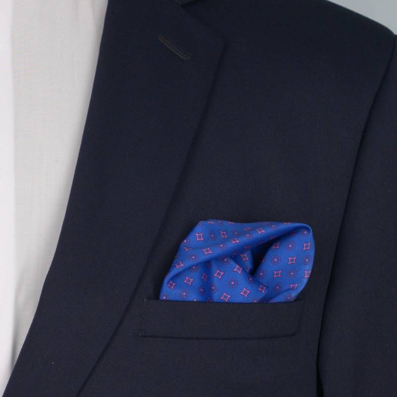 Бабочка мужская с платком 0056