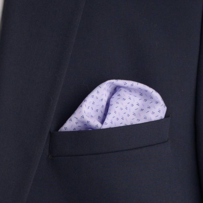 Бабочка мужская с платком 0272-1